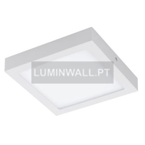 Painel LED Saliente Quadrado Branco 18W 6000K